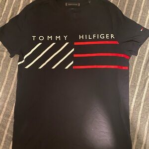 Tommy Hilfiger Black and Red Men's Shirt
